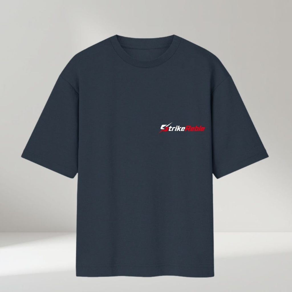StrikeReble Mehnat Se Pehchaan Oversized Cotton Graphic T-Shirt