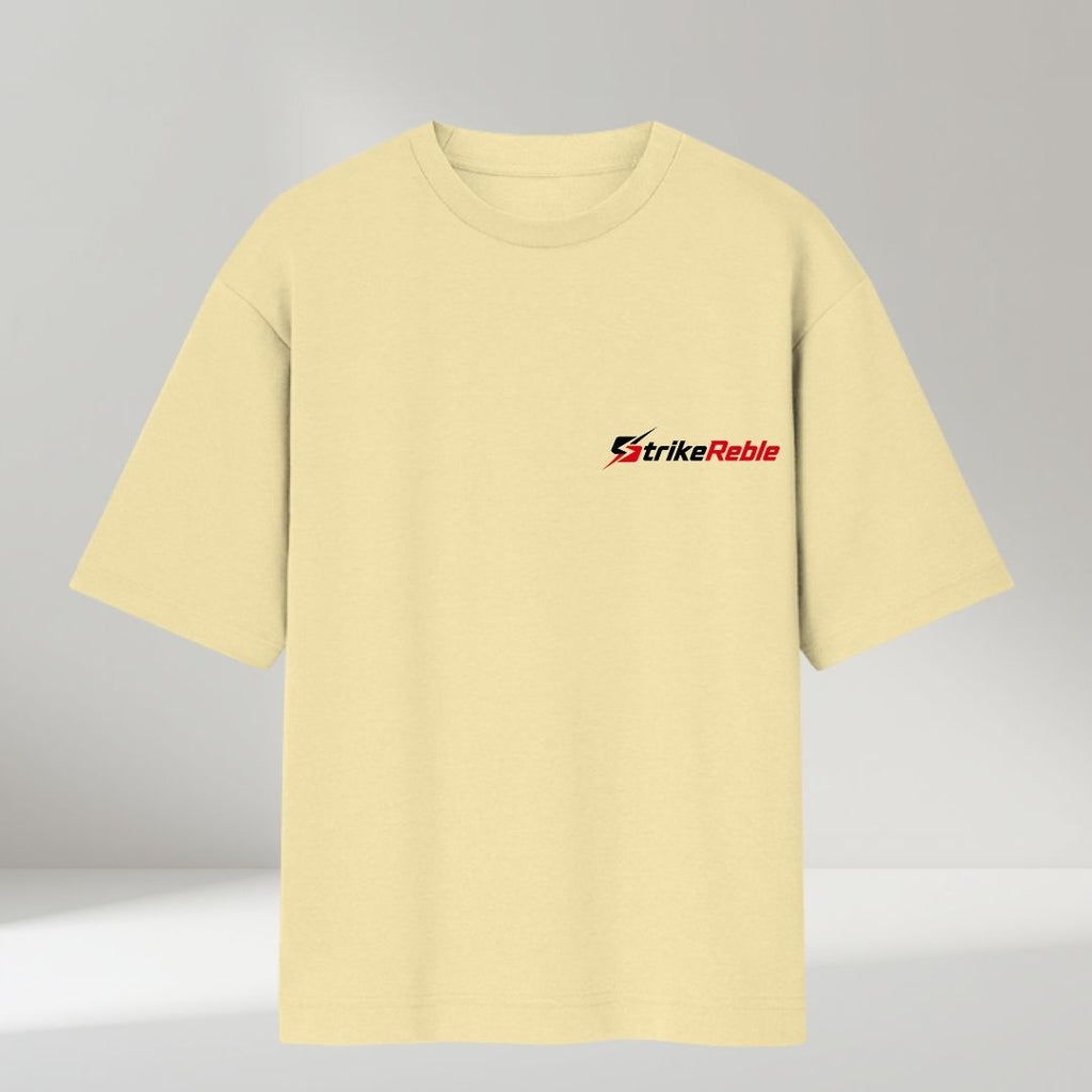 StrikeReble Mehnat Se Pehchaan Oversized Cotton Graphic T-Shirt