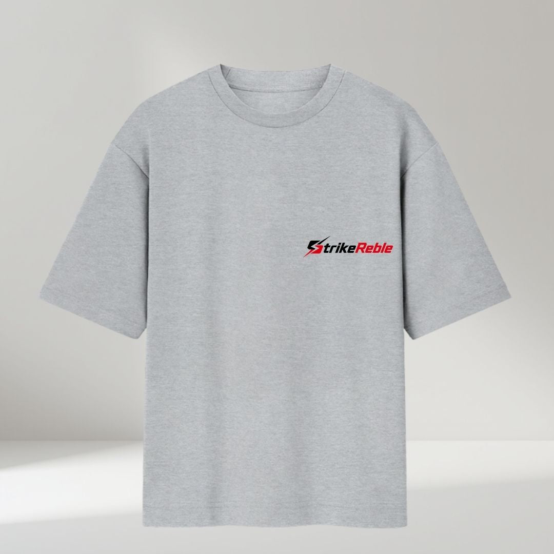 StrikeReble Mehnat Se Pehchaan Oversized Cotton Graphic T-Shirt
